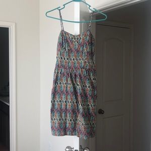 Thin strapped tribal dress